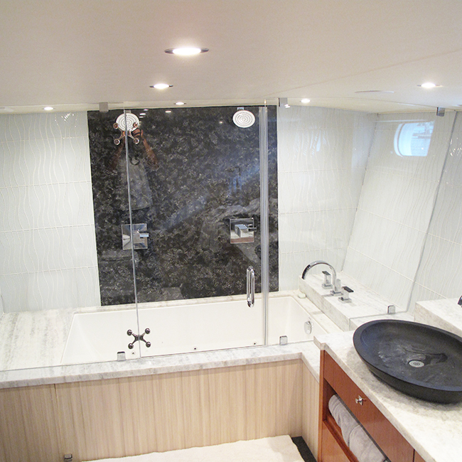 glass shower enclosure